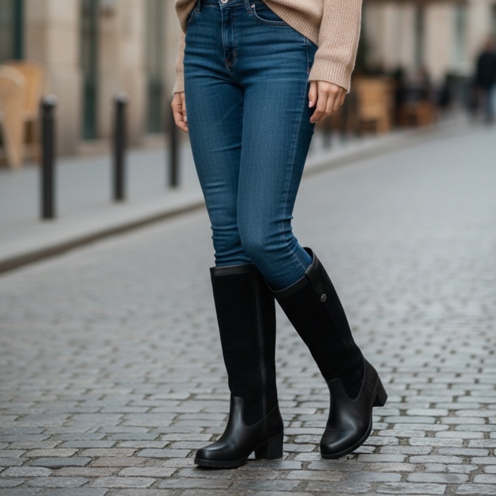 Dr. Martens knee high boot 10